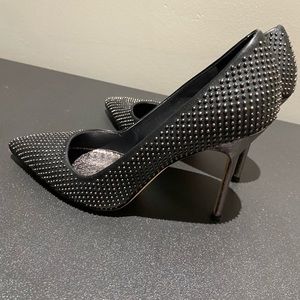 Manolo Blahnik Black Studded Heels